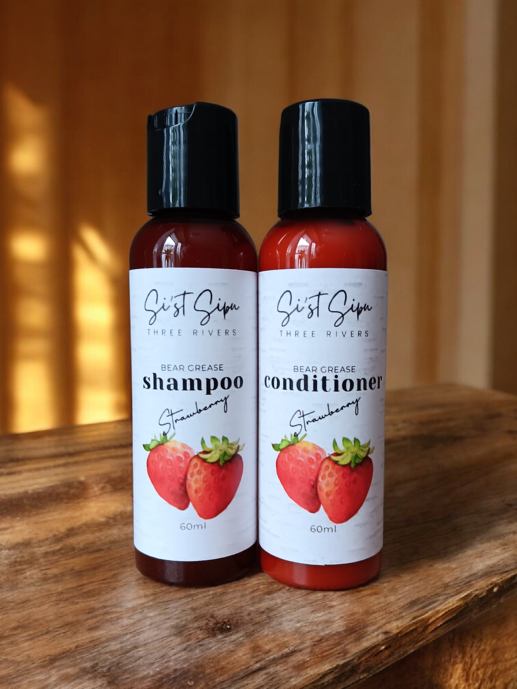 Travel Size Bear Grease Shampoo and Conditioner