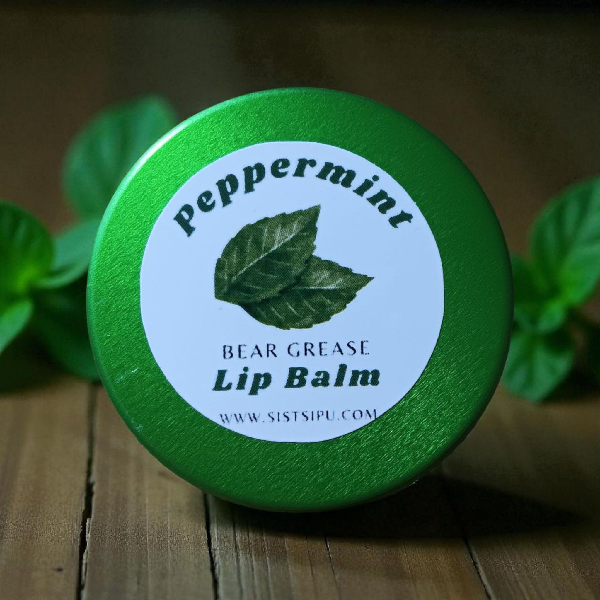 Peppermint Bear Grease Lip Balm
